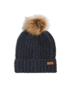 BARBOUR SALTBURN BEANIE AND TARTAN SCARF SET WINTERBERR